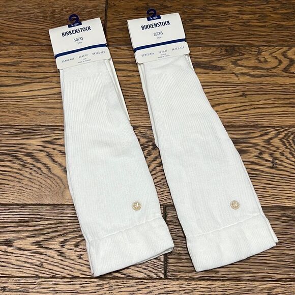 2pr. Birkenstock Mens Kneehigh Socks D13 - Picture 5 of 10